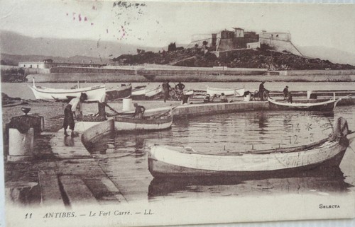 Antibes cpa fort carré - fort,