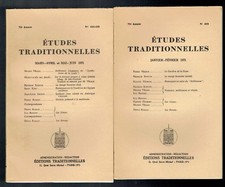 Revue Etudes Traditionnelles -