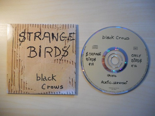 Strange birds black crows - birds, [