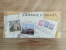 Bloc Pochette Souvenir 35 Émission Commune France Israel 1er Vol 2008