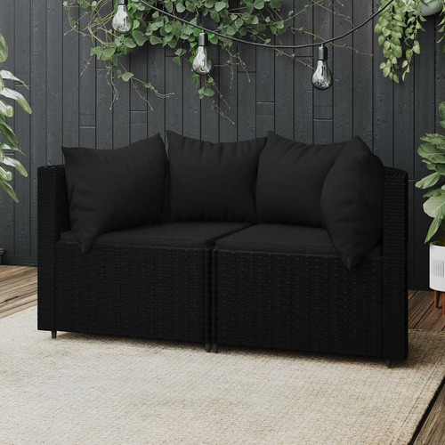 Salon jardin avec coussins - avec,