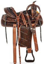 Selle Western en cuir de