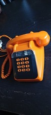 Ancien téléphone orange - ancien,