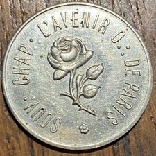 SUPERBE JETON FRANC MAÇON