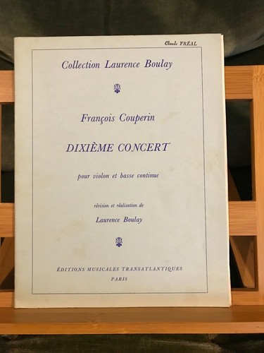 Couperin 10e concert violon