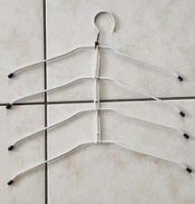 LOT DE 9 CINTRES A SUSPENSION MULTIPLES POUR CHEMISES OU CHEMISIERS