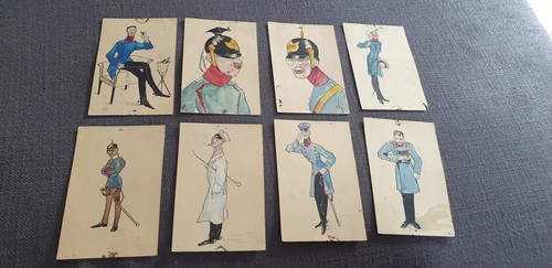 Trench art ww1 postcard - trench,