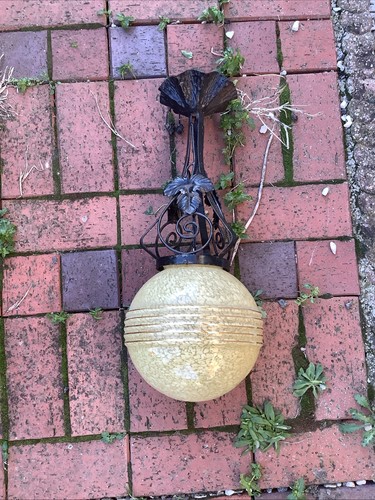 Lustre art déco boule - boule, lampe