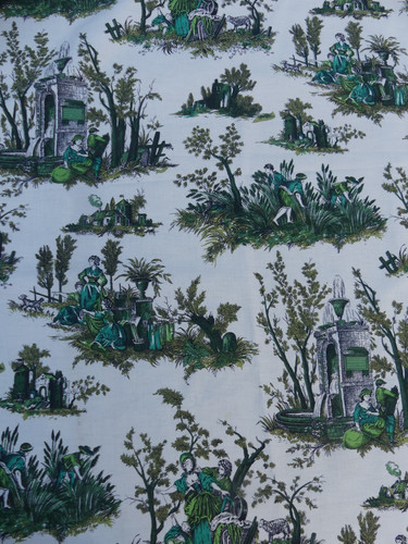Coupon tissu ancien coton - coupon, en