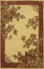 Haute Qualité Laine Moderne Tapis 1.8x2.4m Remarquable Floral Design Tapis