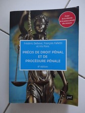Précis de Droit Pénal et de Procédure Pénale Frédéric Debove Francois Falletti