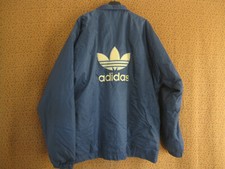 Blouson Adidas Bleu Hiver Parka années 90 Homme Veste Vintage - 186 / XL