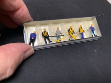 PERSONNAGES PREISER HO REFERENCE 10035 EQUIPE DE POSEURS DE VOIE