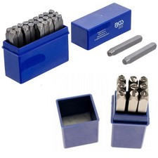 CHIFFRES ET LETTRES PRO 6 mm A FRAPPER - 36 pcs