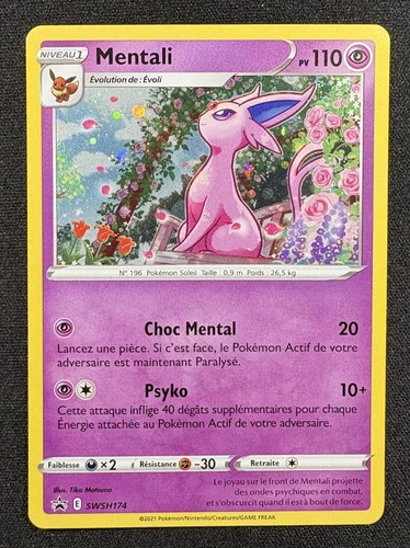 Carte pokémon mentali holo - mentali,