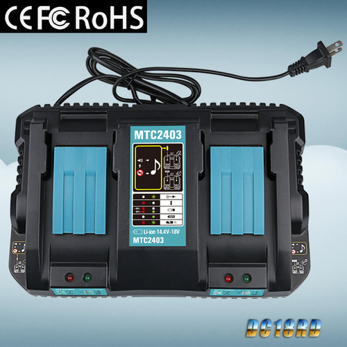 Dc18rd chargeur double - chargeur, usb