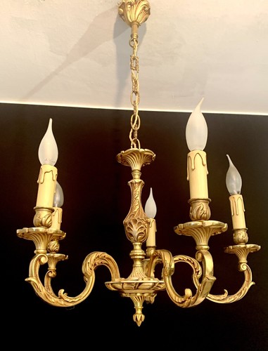 Lustre louis lum bronze - lustre,