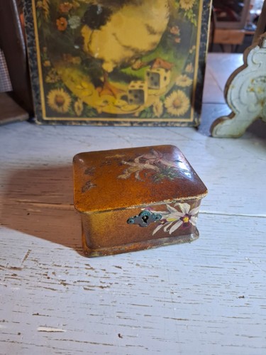 Ancienne boîte carton bouilli - boîte,