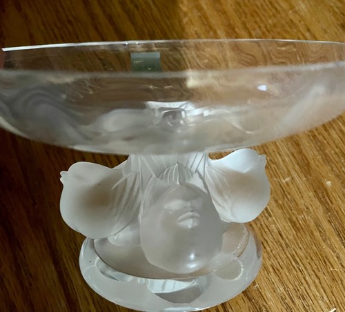 Lalique nogent crystal bowl - lalique,