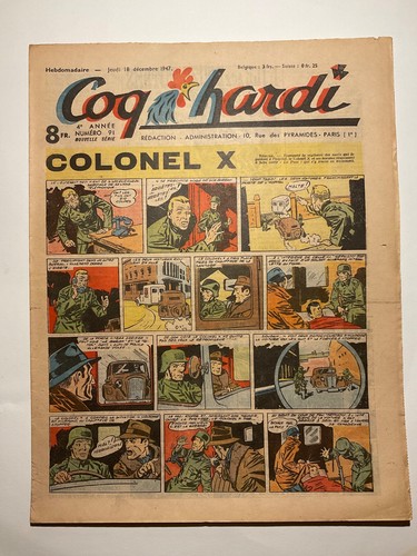 Coq hardi 4eme - coq, année