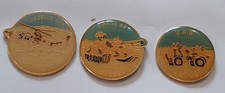 lot 3 pins differents militaire operation daguet tank vab helicoptere