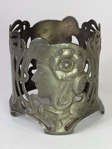 Ancien porte verre plaqué
