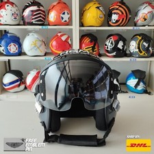 TOP GUN 2 MAVERICK HANGMAN HGU-55 FLIGHT HELMET MOVIE PROP USN PILOT AVIATOR+PIN