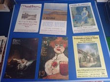 lot de 6 Affiches