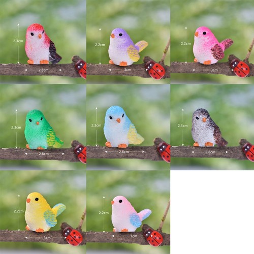 Figurines oiseaux résine - en,