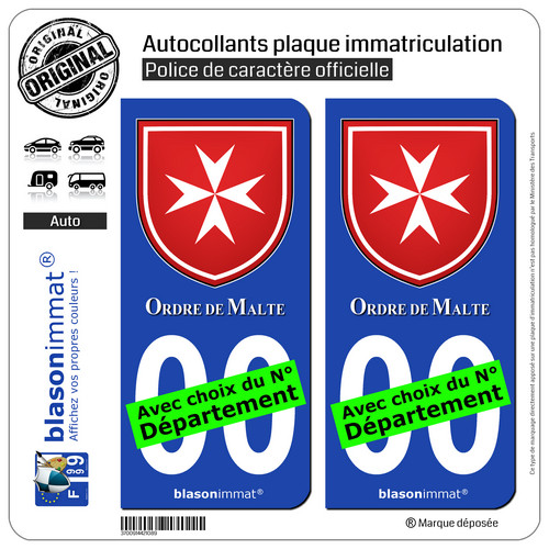 Stickers autocollant plaque - 2,