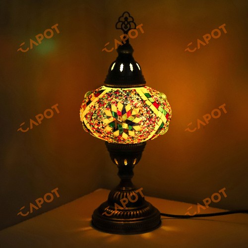 Lampe bureau mosaïque - lampe, de
