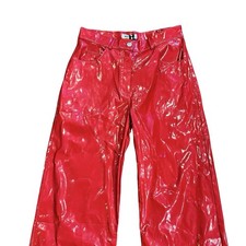 Nocturne Red Faux Leather