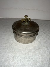 Boîte à lunule hosties Métal argenté