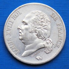 Superbe 5 Francs Louis XVIII