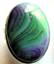 Bague en  Agate naturelle