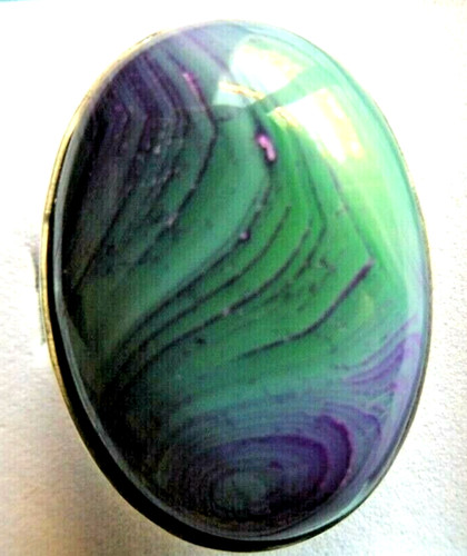 Bague agate naturelle - ,