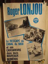 AFFICHE CASCADEUR ROGER LONJOU MONTAUBAN CANAL DU MIDI