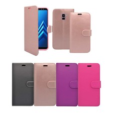 Étui Pour Samsung Galaxy A8 2018 Portefeuille Flip Stand En Cuir PU Carte Housse