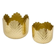 Lot de 2 Cache-Pots en Métal