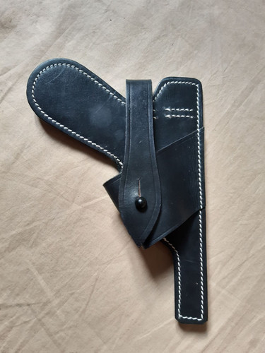 Etui holster ouvert - p08, cuir