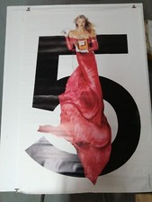 Ancienne affiche publicitaire JEAN-PAUL GOUDE. CHANEL N° 5. 2000 Estella Warren