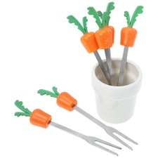  Fourchette À Fruits En Acier