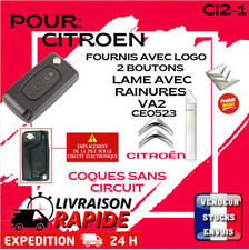 COQUE DE CLÉ CITROËN C3, C4