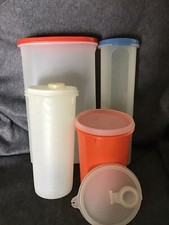 Lot Of 4 Tupperware Spaghetti