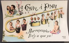 Carte postale Humoristique -  La Canne à papa  (330)