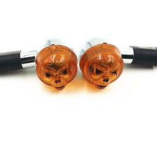 Amber Skull Bullet clignotant