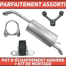 Pot d’échappement arrière