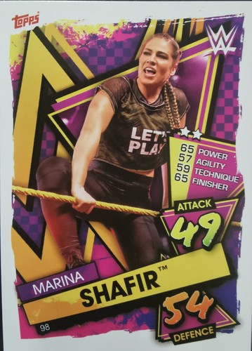 2021 topps slam - attax, wwe