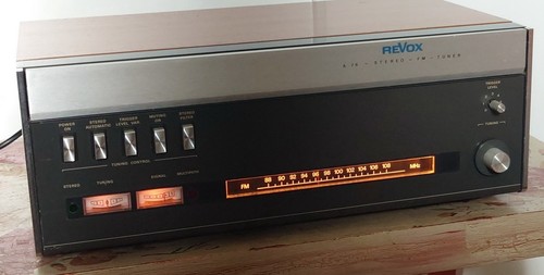 Vintage tuner stéreo revox - vintage-tuner, -a