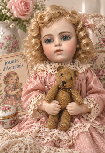 Ours miniature ancien - , en